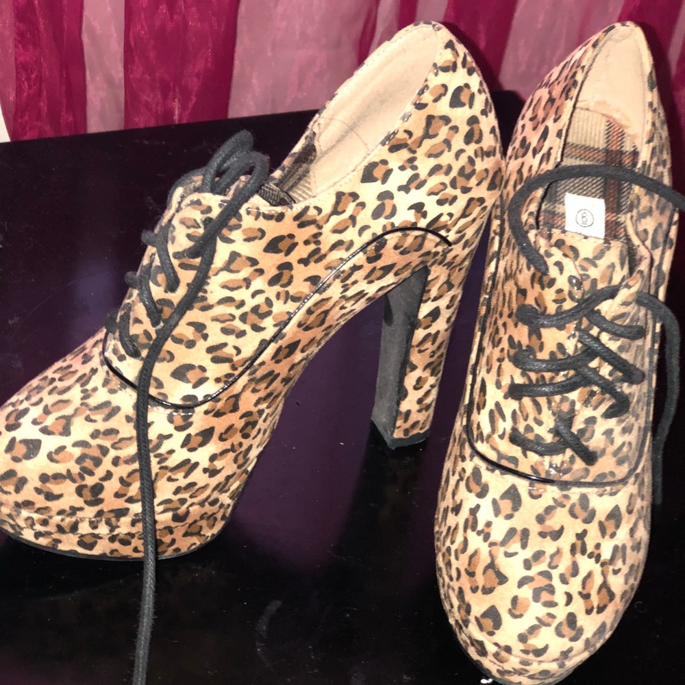 Cheetah booties